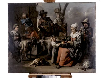 Peasant Family at a Well